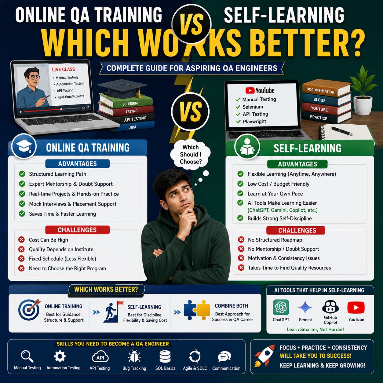 Online QA Training vs Self-Learning – Which Works Better?