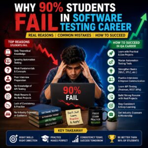 Why 90% Students Fail in Software Testing Career