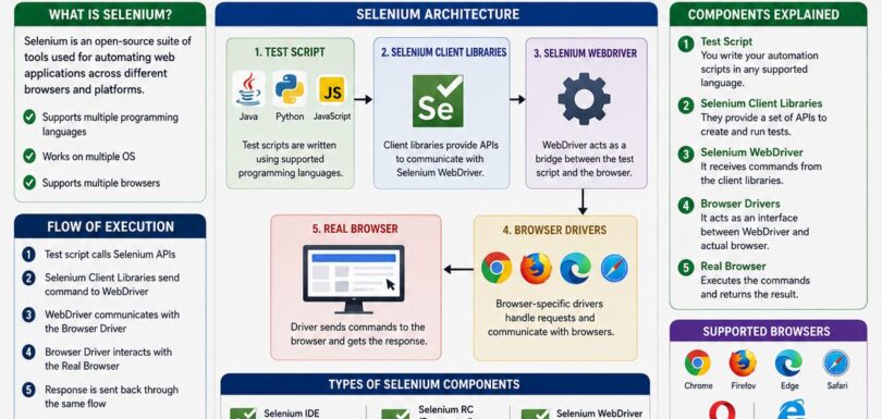 Selenium Architecture Explained Simply