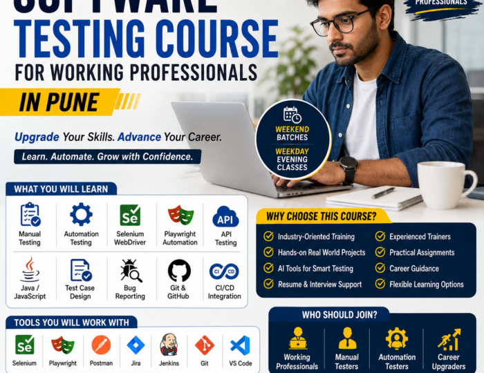 Software Testing Course for Working Professionals in Pune Software Testing Course for Working Professionals in Pune